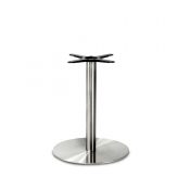 Profile Stainless Round Large Dining Table Base