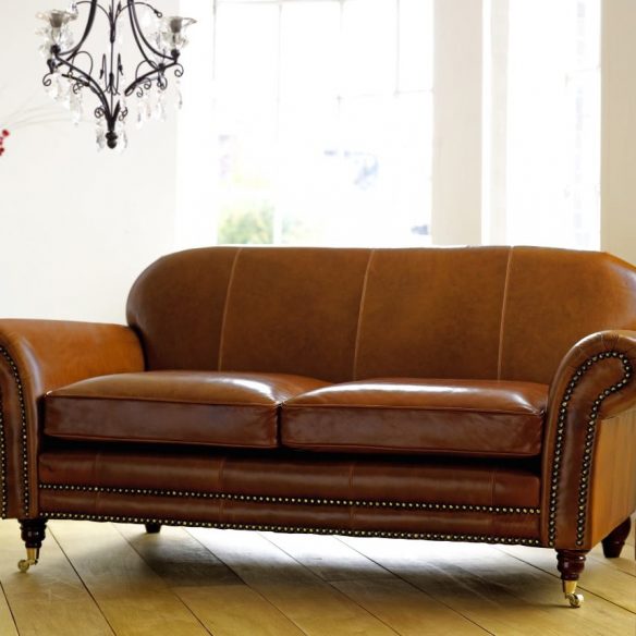 St Charles Leather Sofa