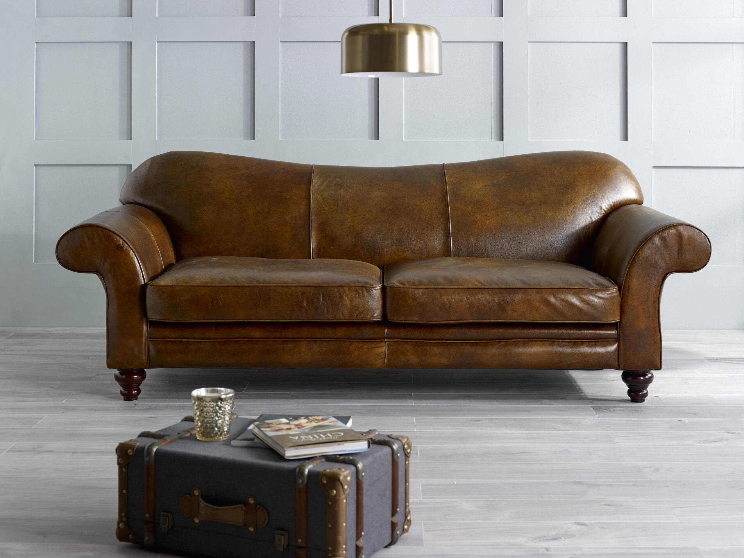 St Charles Classic Studded Sofa - Image 3