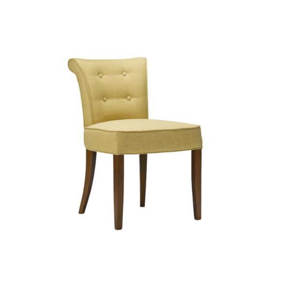 Pearl buttoned Side Chair