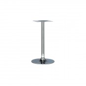 Trumpet Small Chrome Dining Table Base